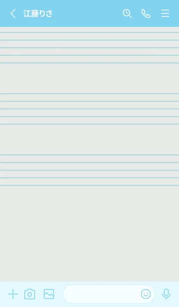 [LINE着せ替え] 五線譜1 フロスティホワイトの画像2