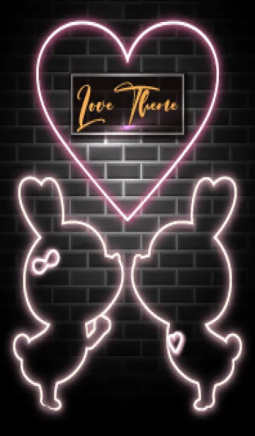 [LINE着せ替え] LOVE THEME -NEON- 5の画像1