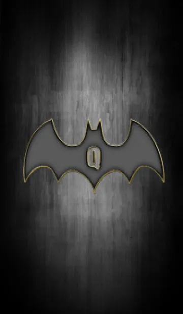 [LINE着せ替え] Enamel pin bat initial Qの画像1