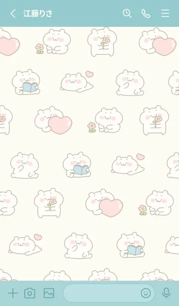 [LINE着せ替え] ◯うぶいくま◯の画像2