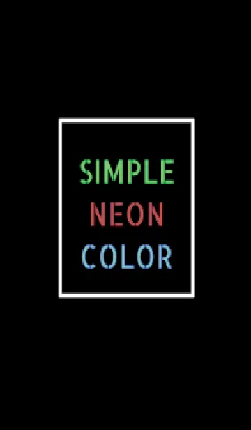 [LINE着せ替え] ネオン カラー アイコン 29の画像1