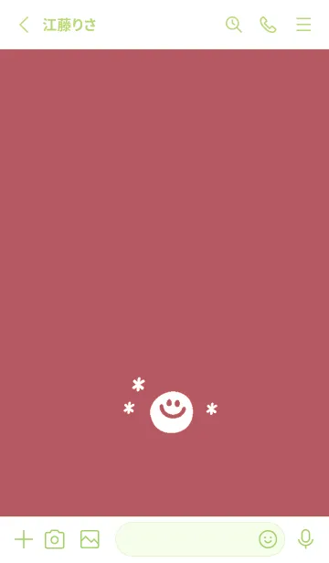 [LINE着せ替え] ミニ スマイル _21の画像2