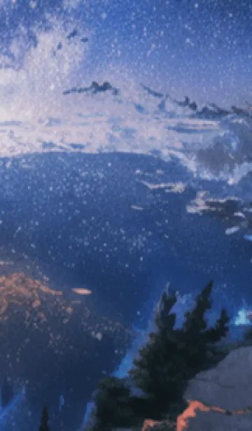 [LINE着せ替え] 秋の夜空#KD024。の画像1