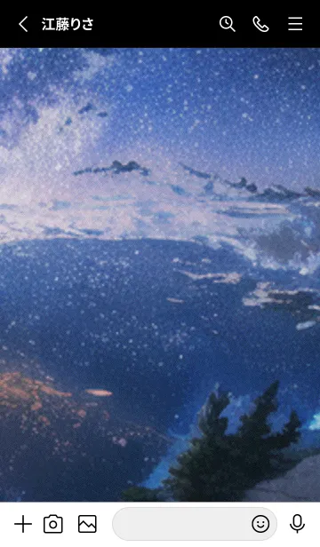 [LINE着せ替え] 秋の夜空#KD024。の画像2