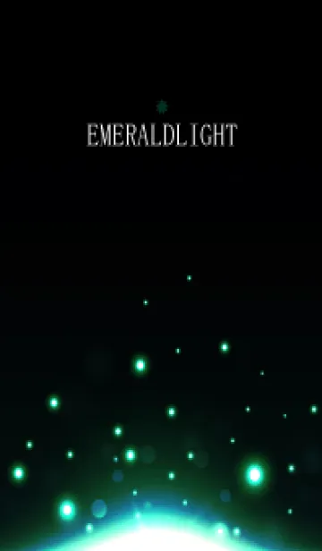 [LINE着せ替え] EMERALD LIGHT-BLACK-8の画像1