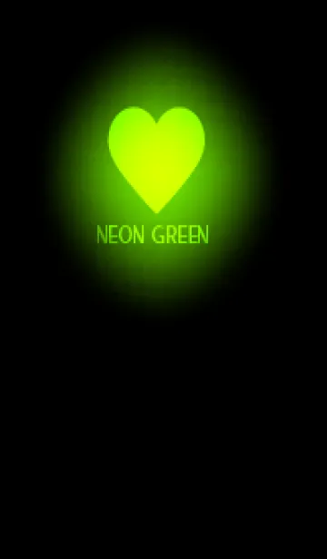 [LINE着せ替え] Neon Green Light Theme V5 (JP)の画像1