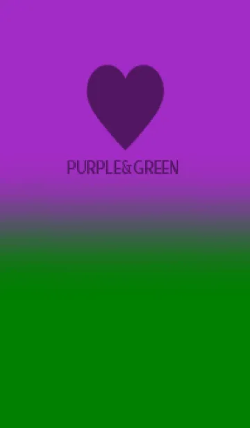 [LINE着せ替え] Green & Purple V6 (JP)の画像1