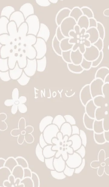 [LINE着せ替え] 可愛い白い花11の画像1