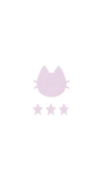 [LINE着せ替え] ねことお星さま(purple11)の画像1