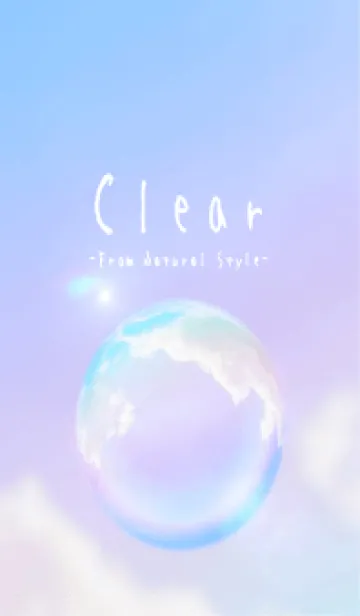 [LINE着せ替え] Clear 34／ナチュラルスタイルの画像1