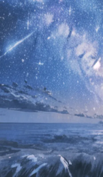 [LINE着せ替え] 秋の夜空#KE420。の画像1