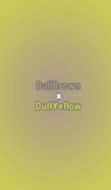 [LINE着せ替え] くすみブラウン●くすみイエロー.TKCの画像1