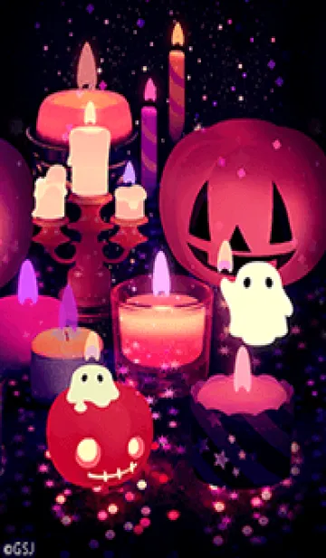 [LINE着せ替え] HALLOWEEN CANDLE NIGHTの画像1