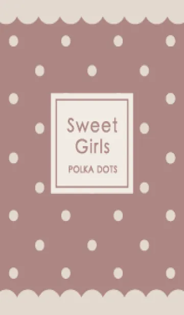 [LINE着せ替え] Sweet Polka Dots♡ローズピンクの画像1