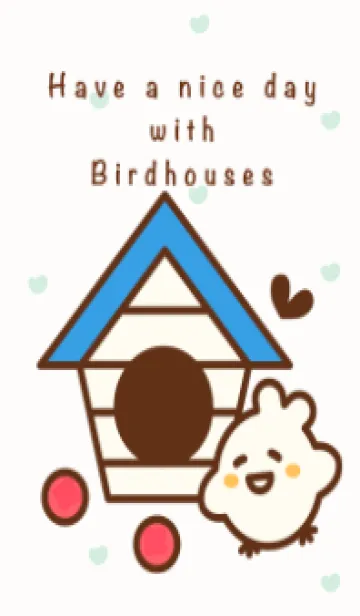 [LINE着せ替え] Happy birdhouse 7の画像1
