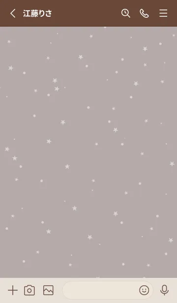 [LINE着せ替え] starry sky_greigeの画像2