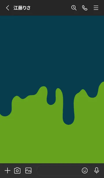 [LINE着せ替え] ドリップ スマイル .26の画像2