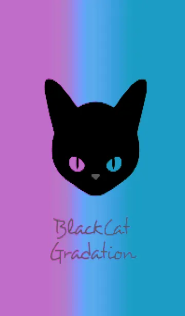 [LINE着せ替え] ブラック キャット 213の画像1