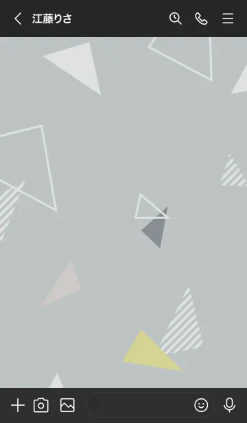 [LINE着せ替え] オシャレ 三角15の画像2