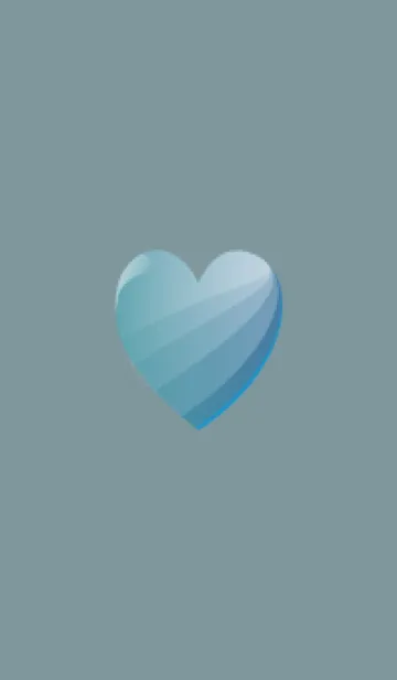 [LINE着せ替え] simple gradient heart 41の画像1