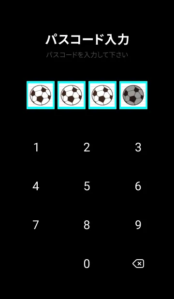 [LINE着せ替え] FOOTBALL NOTEBOOK/蛍光ライトブルー/黒の画像4