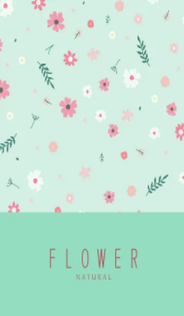 [LINE着せ替え] FLOWER MINT GREEN -NATURAL-39の画像1
