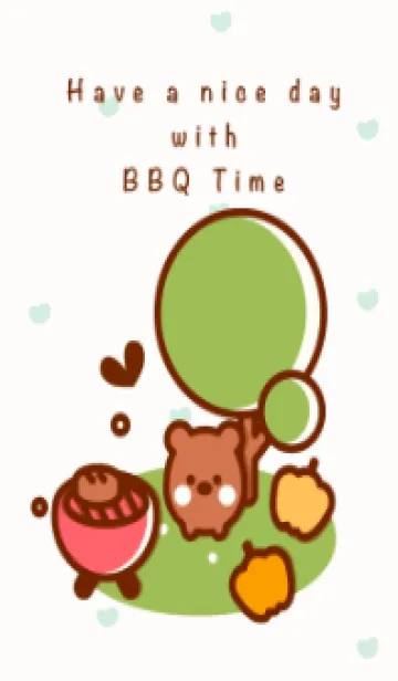 [LINE着せ替え] Happy BBQ time 15の画像1