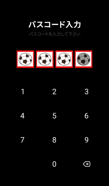 [LINE着せ替え] FOOTBALL NOTEBOOK/蛍光レッド/ブラックの画像4