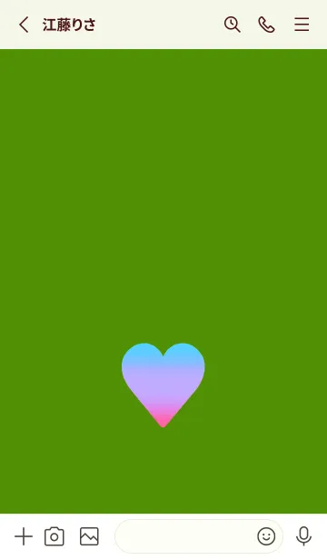 [LINE着せ替え] グラデーション ハート 29の画像2