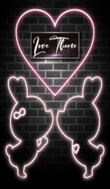 [LINE着せ替え] LOVE THEME -NEON- 6の画像1