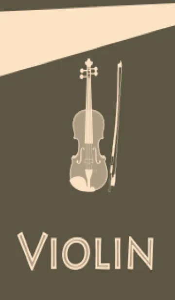 [LINE着せ替え] Violin CLR タウニーオリーブの画像1