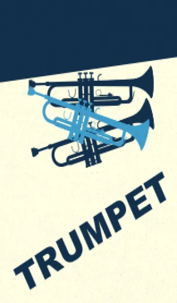 [LINE着せ替え] Trumpet CLR ヨットブルーの画像1
