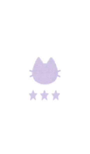 [LINE着せ替え] ねことお星さま(purple17)の画像1