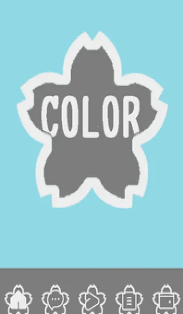 [LINE着せ替え] green color E86の画像1