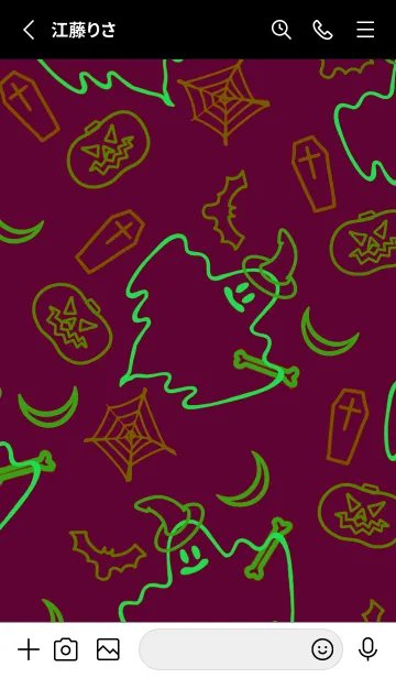 [LINE着せ替え] ハローウィン .36の画像2