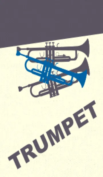 [LINE着せ替え] Trumpet CLR シアンブルーの画像1