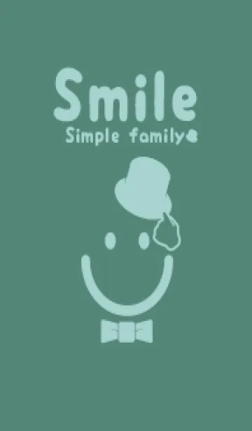 [LINE着せ替え] スマイル＆紳士 ライトターコイズの画像1