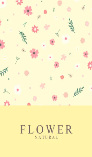 [LINE着せ替え] FLOWER YELLOW - NATURAL-13の画像1