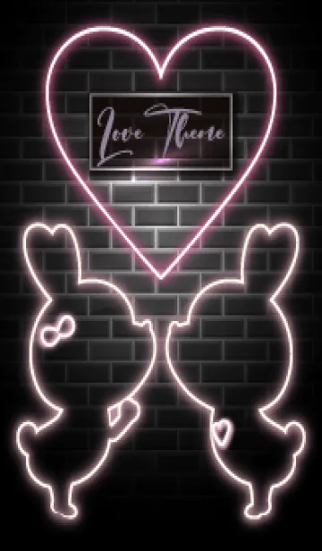 [LINE着せ替え] LOVE THEME -NEON- 7の画像1