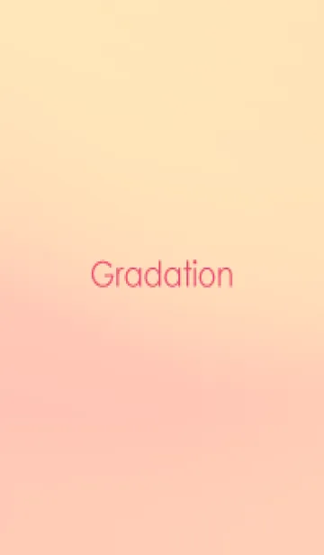 [LINE着せ替え] gradation-YELLOW&PINK-26の画像1