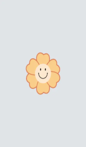 [LINE着せ替え] cute flower smile 20の画像1