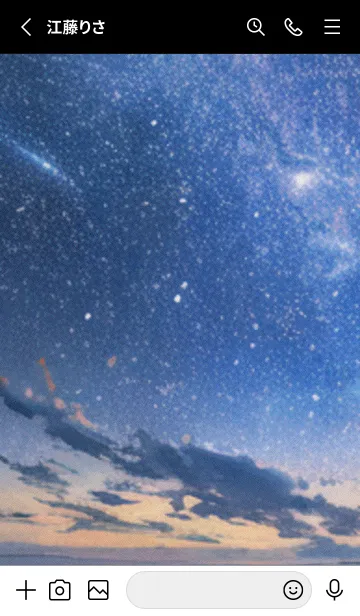 [LINE着せ替え] 秋の夜空#KI227。の画像2