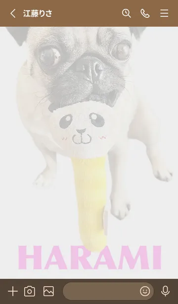 [LINE着せ替え] 【修正版】ハラミの着せ替え(その1)の画像2