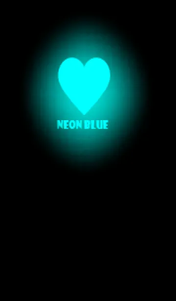 [LINE着せ替え] Neon Blue Light Theme V5 (JP)の画像1