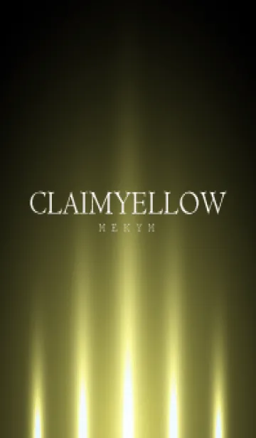 [LINE着せ替え] CLAIMYELLOW LIGHT. -MEKYM-の画像1