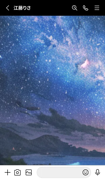 [LINE着せ替え] 秋の夜空#KJ211。の画像2