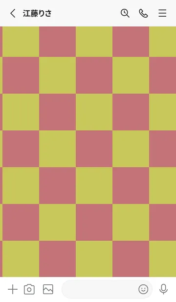 [LINE着せ替え] くすみレッド■くすみイエロー.TKCの画像2