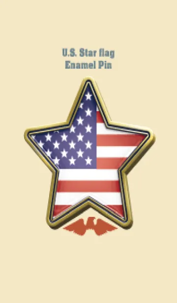 [LINE着せ替え] U.S. Star flag Enamel Pin 90の画像1