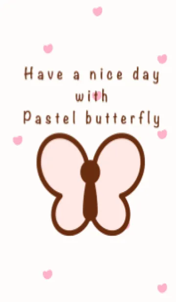 [LINE着せ替え] Pastel butterfly theme 9の画像1