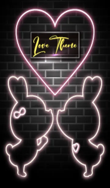 [LINE着せ替え] LOVE THEME -NEON- 8の画像1